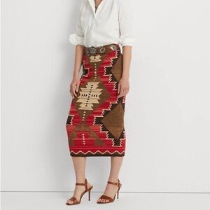 NWT Ralph Lauren Multi-color Skirt
